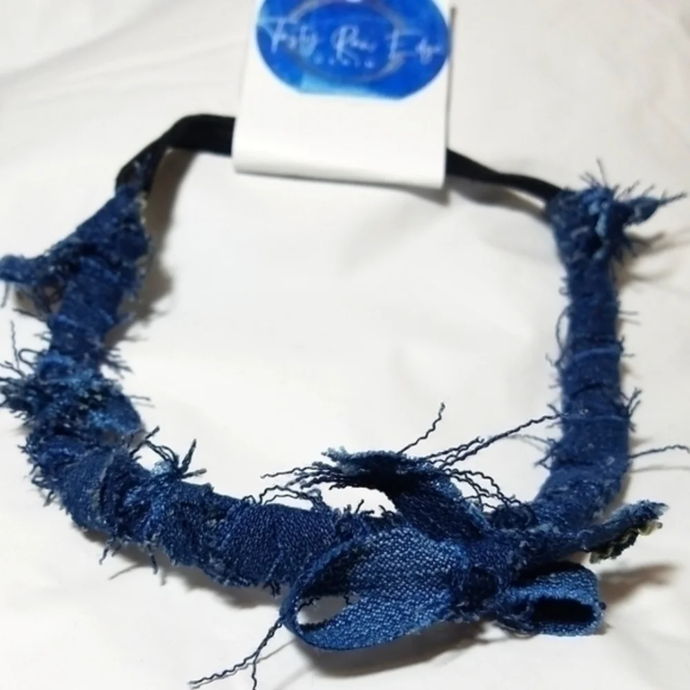 Tasty Raw Edge Denim HEADBANZ 